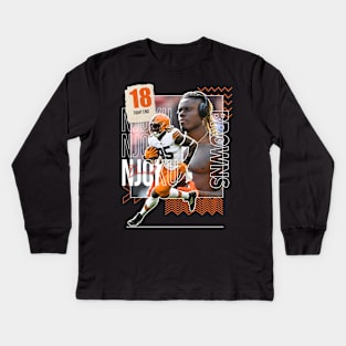 VINTAGE DAVID NJOKU Kids Long Sleeve T-Shirt